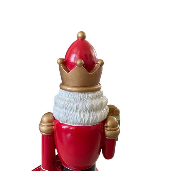 Martha Stewart CHRISTMAS NUTCRACKER 14in Red Green Traditional HOLIDAY Decor - Picture 12 of 15